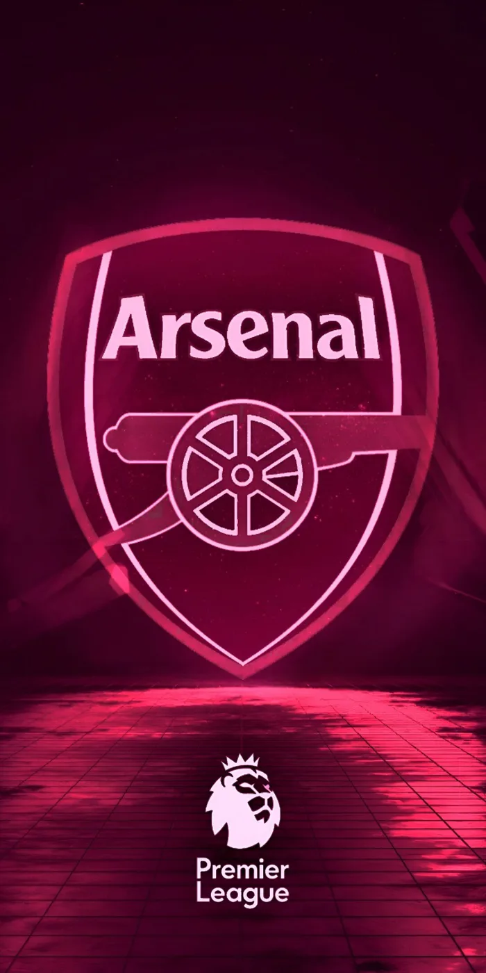 Arsenal FC Wallpaper 4K, Neon background, Red aesthetic Arsenal FC Wallpaper 4K, Neon background, Red aesthetic