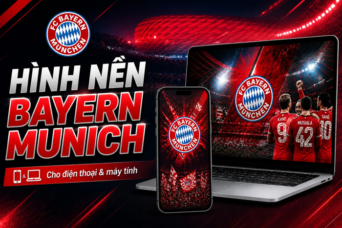 Hình nền Bayern Munich đẹp, sắc nét cho điện thoại và máy tính