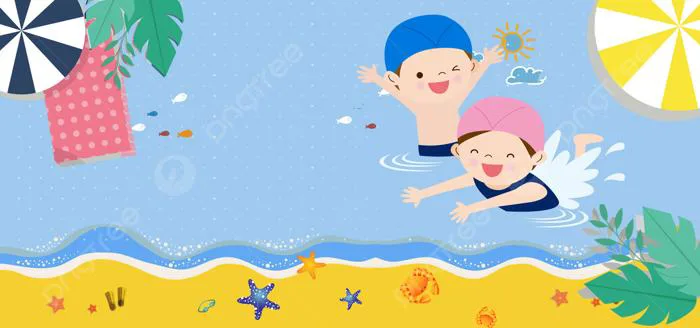 Hình nền Vật Liệu Nền Poster Sáng Tạo Về An Toàn Bơi Lội Hoạt Hình, Phim  Hoạt Hình Sáng Tạo, Những điều Cần Thiết để đảm Bảo An Toàn Khi Bơi Lội,