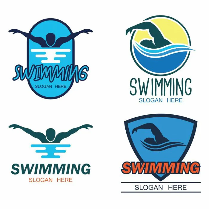 Tải mẫu logo bơi lội file vector AI, EPS, JPEG, PNG