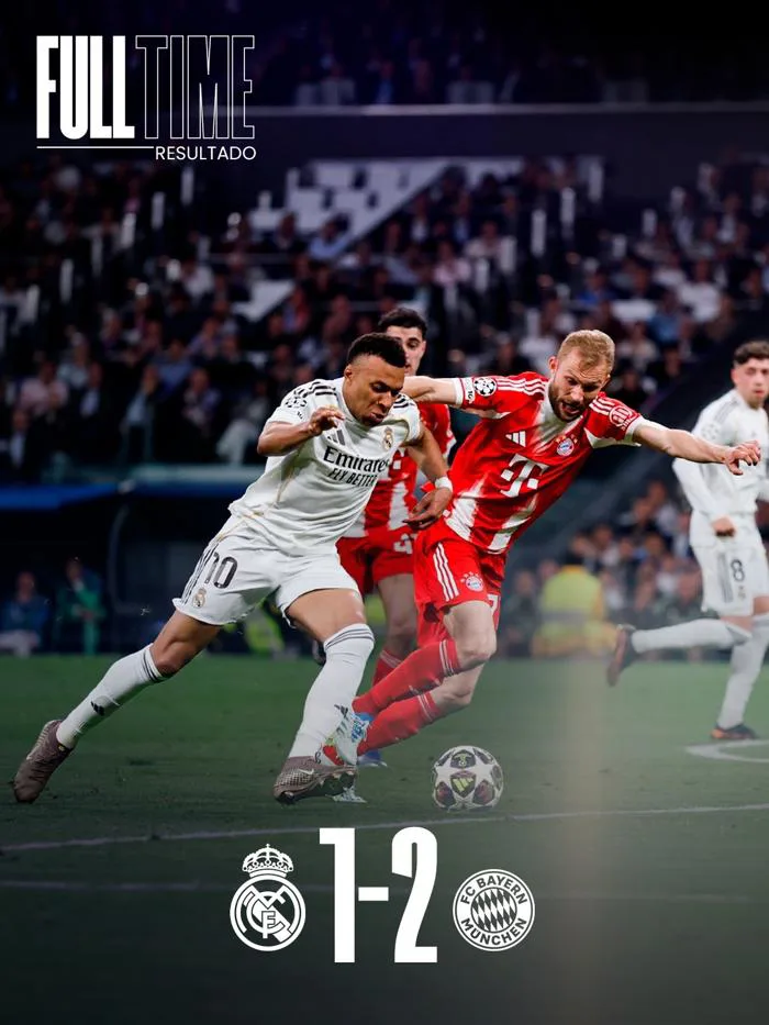 Kết quả Real Madrid vs Bayern tứ kết Cúp C1 châu Âu