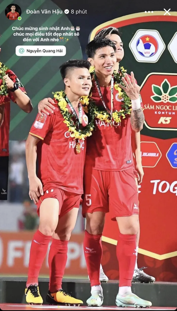 Động thái của Đoàn Văn Hậu