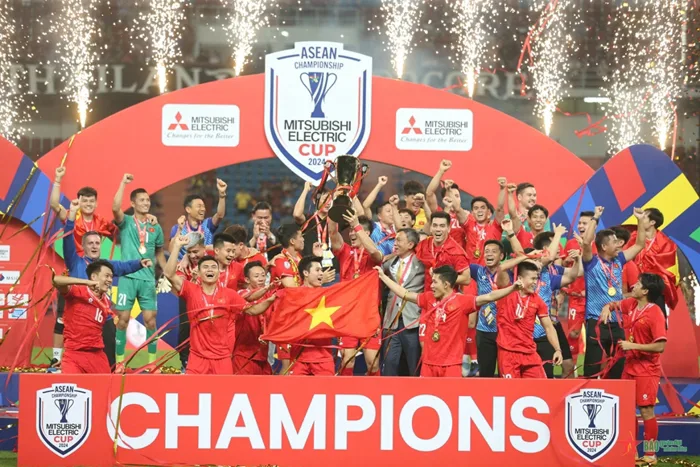 Những hình ảnh ấn tượng khi đội tuyển Việt Nam hạ Thái Lan 3-2