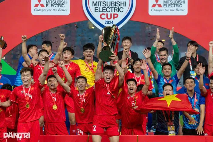Hình ảnh tuyển Việt Nam vô địch AFF Cup 2024 đầy thuyết phục trước Thái Lan | Báo Dân trí