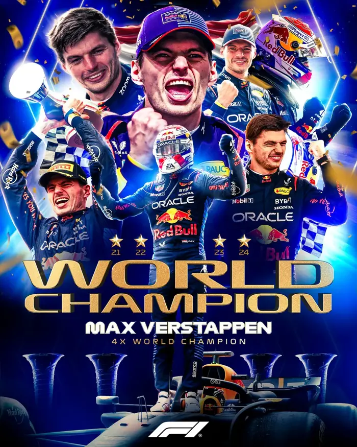 F1: Max Verstappen giành ngôi vô địch thế giới lần thứ 4 liên tiếp | CHUYÊN  TRANG THỂ THAO
