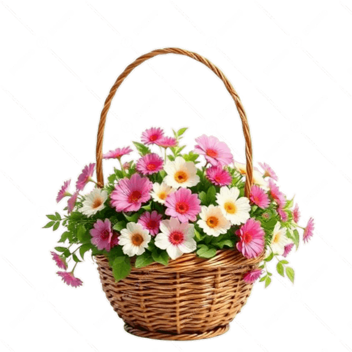 Hình ảnh Giỏ Hoa PNG , Giỏ Hoa PNG đẹp, Hoa, Trang Trí PNG trong suốt và  Vector để tải xuống miễn phí