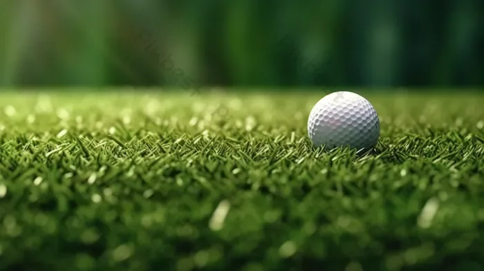 Tải miễn phí Màu Xanh Lá Cây Tươi Tốt Theo Chủ đề Thể Thao Hình ảnh 3d Của  Quả Bóng Golf Nằm Trên Bãi Cỏ Fairway Trên Nền Rực Rỡ Nền |