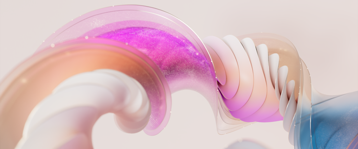 Pastel gradient Wallpaper 4K, 3D Render, Abstract art