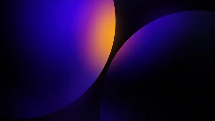 Gradient background Wallpaper 4K, Sphere, Dark background, Blue, 5K