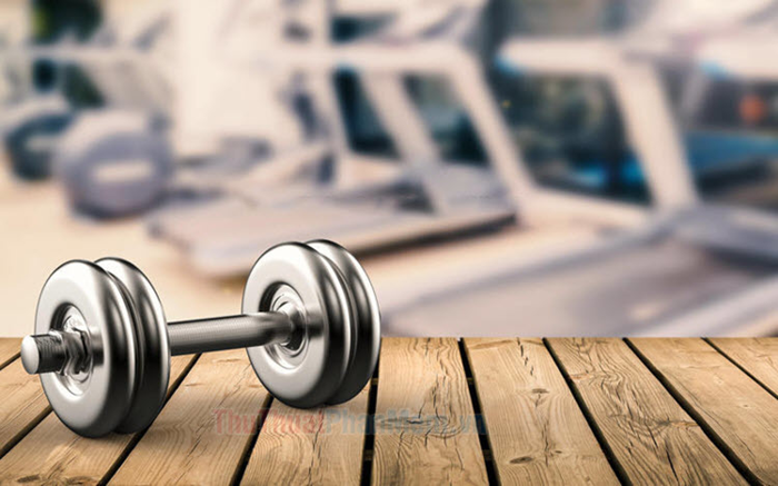 Phông nền phòng gym Phông nền phòng gym