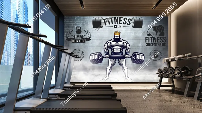 Tranh dán tường hình nền phòng tập GYM Fitness Club 2987821036 Tranh dán tường hình nền phòng tập GYM Fitness Club 2987821036