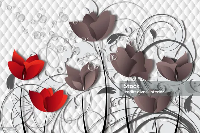 Hình Nền 3d Hoa Tulip Đỏ Trên Nền Trắng Hình minh họa Sẵn có - Tải xuống Hình  ảnh Ngay bây giờ - Bó hoa, Bó hoa - Cắm hoa, Chùm - Sắp xếp - iStock