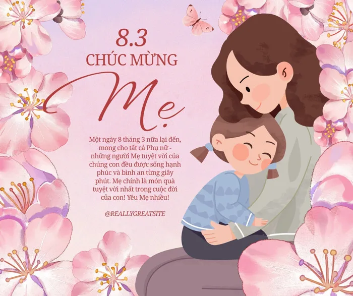 Kho mẫu nền 8/3 đẹp cho backdrop, thiệp và bài đăng | Canva