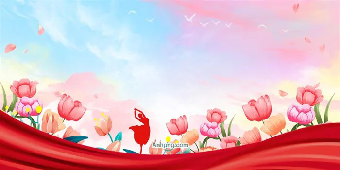 Hình nền 8/3 hoa tulip trên nền trời rực rỡ sắc xuân - Anhpng.com - Kho Tài  Nguyên Thiết Kế: Ảnh Png, Vector, Corel, Ai, Psd