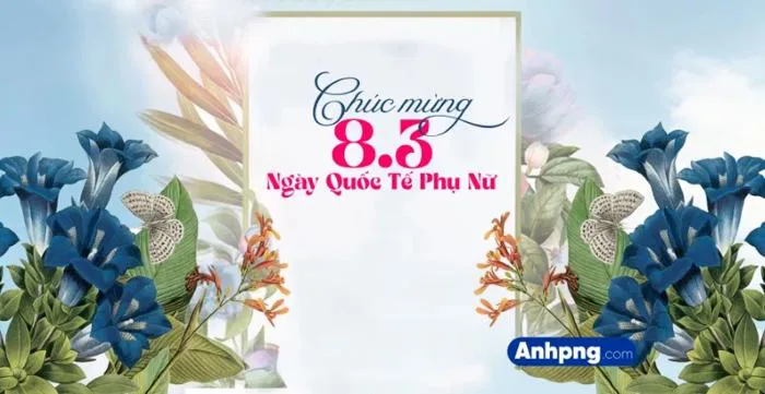 Ảnh 8/3 đẹp - Hình ảnh chúc mừng Ngày Quốc tế Phụ nữ nghệ thuật -  Anhpng.com - Kho Tài Nguyên Thiết Kế: Ảnh Png, Vector, Corel, Ai, Psd