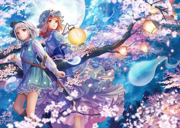 Những hình ảnh anime hoa anh đào đẹp mê hoặc