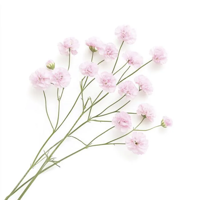 Hình nền Cận Cảnh Hoa Baby Màu Hồng Nhạt Trên Nền Trắng, Hoa, Tái Nhợt,  Hồng Background Vector để tải xuống miễn phí - Pngtree