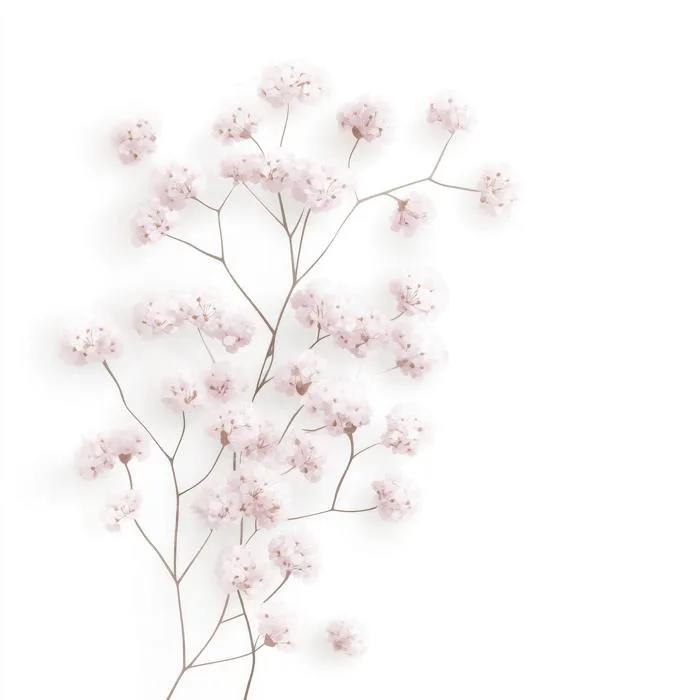 Hình nền Cận Cảnh Hoa Baby Màu Hồng Nhạt Trên Nền Trắng, Hoa, Tái Nhợt, Hồng  Background Vector để tải xuống miễn phí - Pngtree