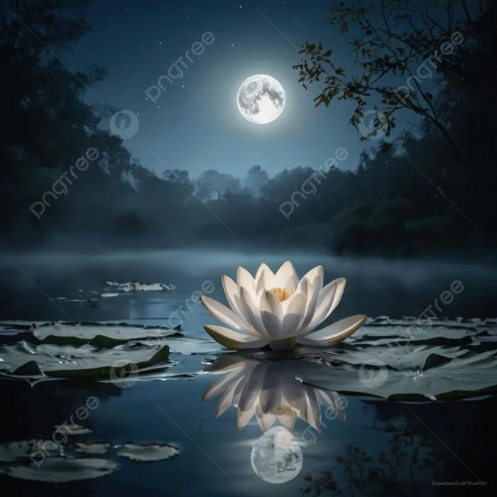 Hình nền Nền Hoa Sen Dưới ánh Trăng Vào Ban đêm, Hoa Sen, ánh Trăng, Hoa  Sen Dưới ánh Trăng Background Vector để tải xuống miễn phí - Pngtree