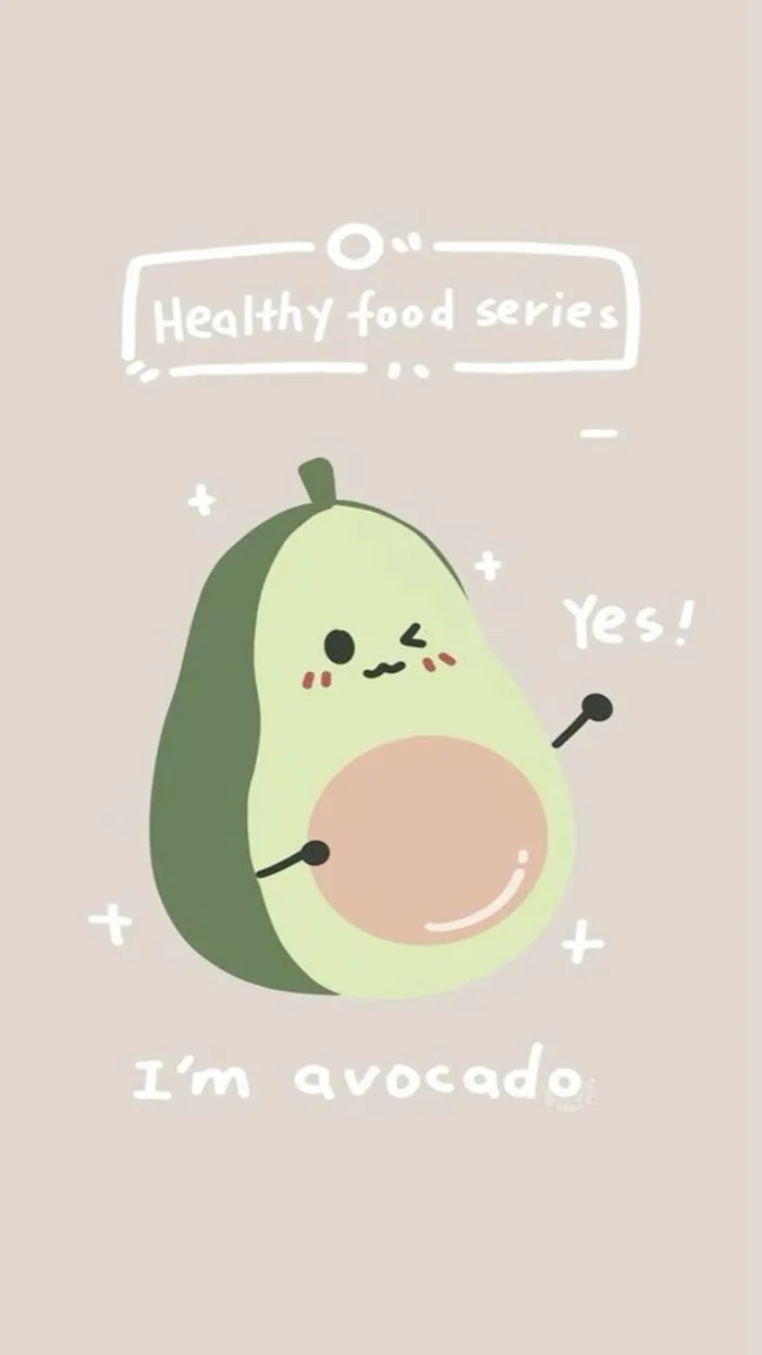 Cute Avocado Wallpaper for Your Phone | Hình vẽ dễ thương, Hình nền quả bơ,  Quả