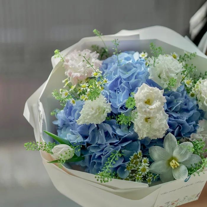 POEM FLOWERS - Bó hoa màu xanh dương tặng người yêu