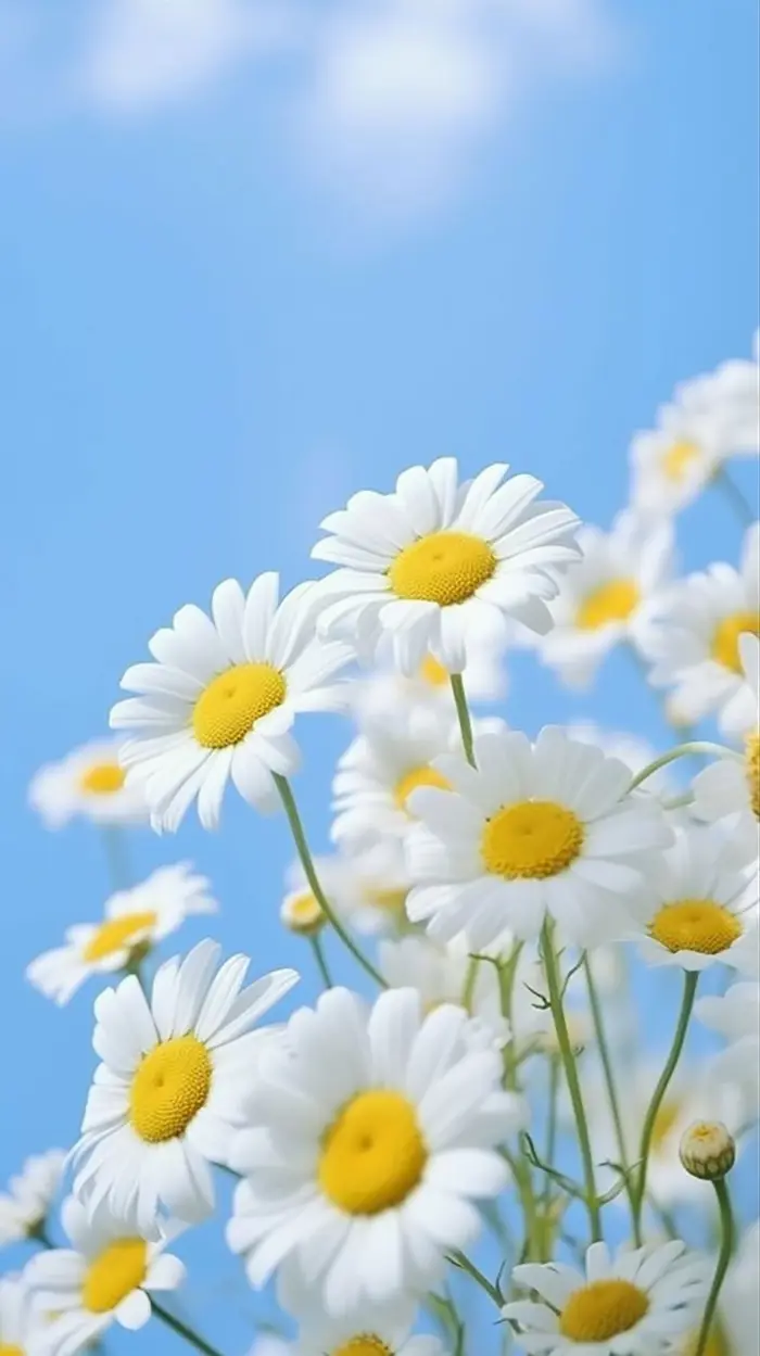 Bộ sưu tập hình nền hoa cúc cute dễ thương nhất cho điện thoại và máy tính