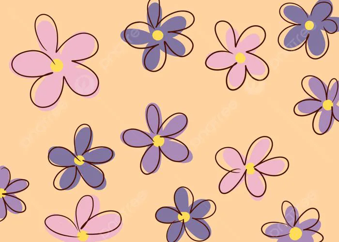 Hình nền Nền Hình Nền Hoạt Hình Hoa Dễ Thương, Dễ Thương, Hoa, Hoạt Hình  Background Vector để tải xuống miễn phí - Pngtree