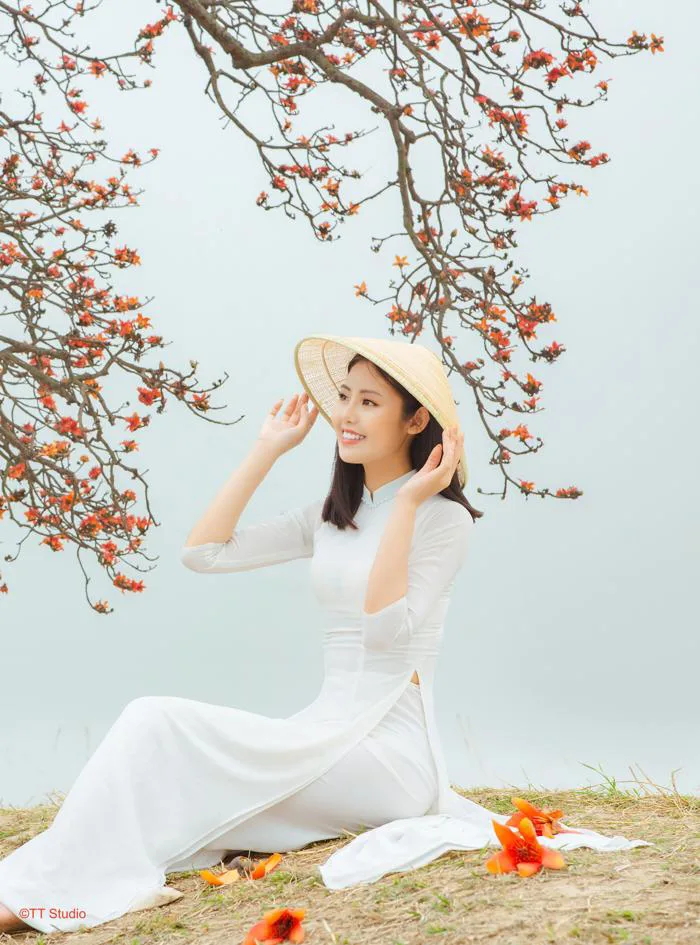 Chụp ảnh hoa gạo 2026