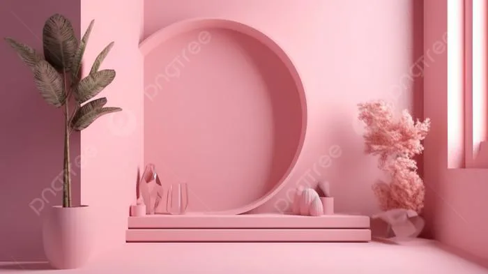 Hình nền Nền Theo Phong Cách ảnh động Gif, Hiển Thị Kết Xuất 3d Trên Bục Và  Tường Màu Hồng Cho Sản Phẩm, ảnh Chụp Hd Background Vector để tải xuống miễn
