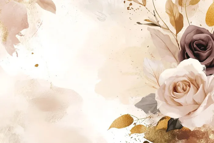 Hình ảnh miễn phí: Nghệ thuật hoa hiện đại theo phong cách retro với hình  minh họa nghệ thuật của hoa hồng, nền pastel trừu tượng và các chi tiết  vàng lung