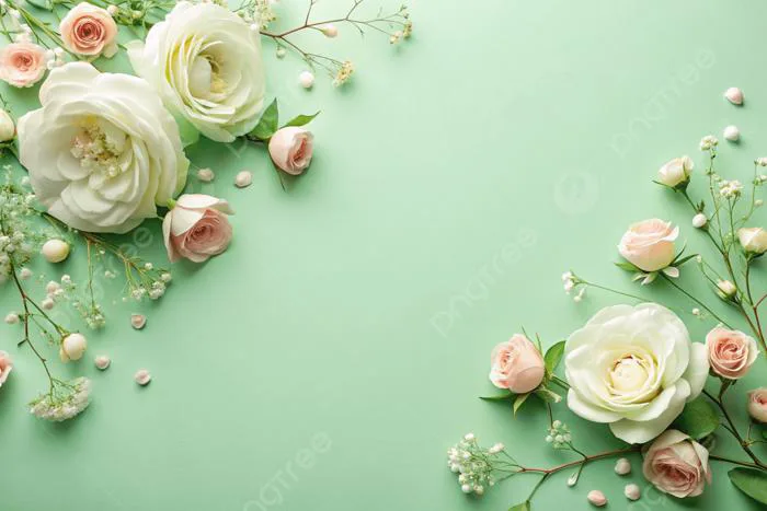 Hình nền Nền Màu Xanh Pastel được Trang Trí Bằng Hoa Hồng, Xanh Nhạt, Hoa  Hồng đuôi, Lai Lịch Background Vector để tải xuống miễn phí - Pngtree