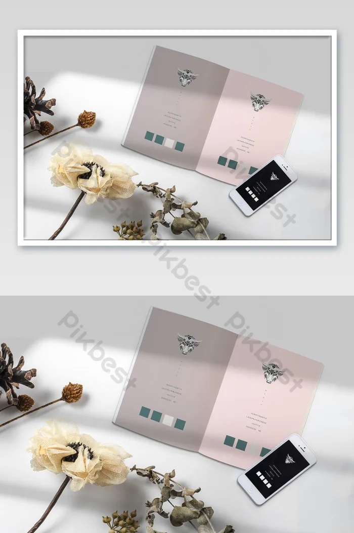 Tải miễn phí Sách Nhỏ Và Mẫu điện Thoại Di động Trên Màn Hình Nền Hoa Khô  đơn Giản Màu Trắng | PSD chuyên nghiệp - Pikbest