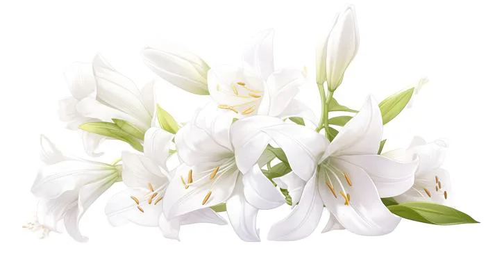 Hình nền Nền Theo Phong Cách Minh Họa động Vật Siêu Thực, Minh Họa 3d Của Hoa  Lily Bị Cô Lập Trên Nền Trắng, ảnh Chụp ảnh Hd Background Vector để tải