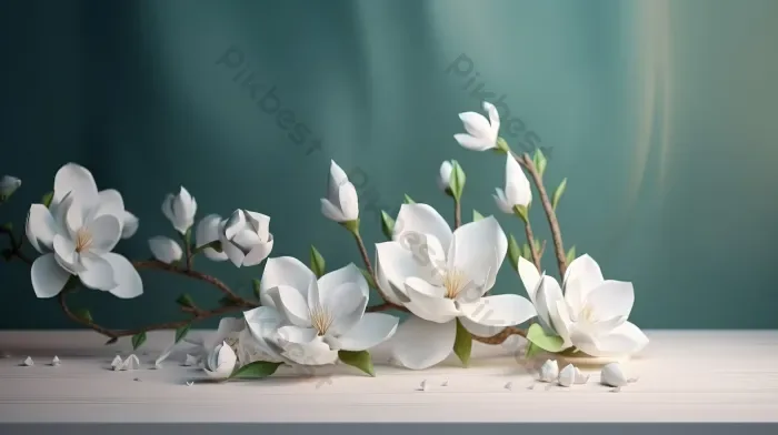 Tải miễn phí Hoa Mộc Lan Trắng Trên Bàn Nền | JPG chuyên nghiệp - Pikbest