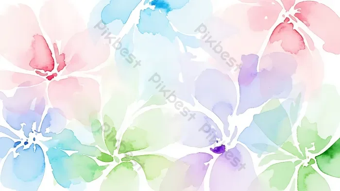 Tải miễn phí Hình Nền Hoa Màu Nước Tuyệt đẹp Với Những Bông Hoa Màu Pastel  Và Màu Sắc Rực Rỡ. Nền | JPG chuyên nghiệp - Pikbest