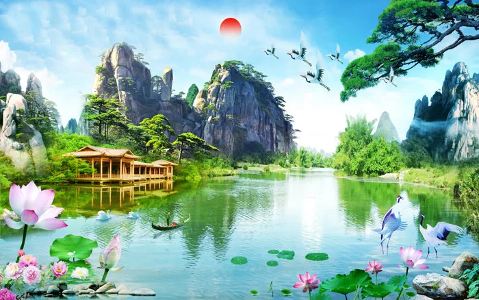 Hình nền phong thủy mệnh mộc đẹp nhất