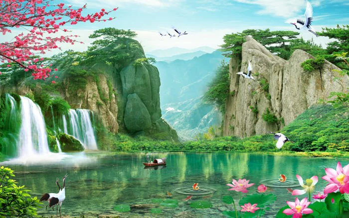 Hình nền phong thủy mệnh mộc đẹp nhất