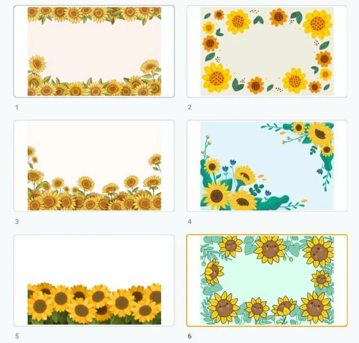 Background hoa hướng dương file PSD hình ảnh chất lượng cao, kích thước lớn