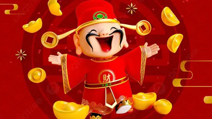 Bộ hình nền thần tài thu hút tài lộc và may mắn