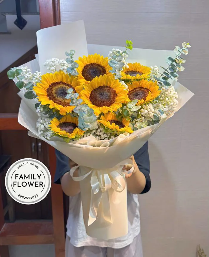 Bó hoa hướng dương tặng tốt nghiệp quận Cầu Giấy , Hà Nội ! Hoa tươi Cầu  Giấy !