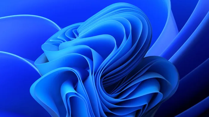 Hình Nền 4K Trừu Tượng Hoa Xanh Windows 11 | 3840x2160 | Wallpaper Alchemy