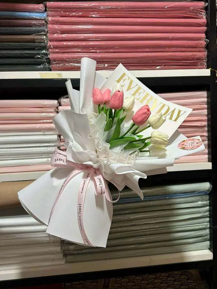 Hoa Tulip Màu Hồng Đẹp Nhất - Tiệm Hoa Madi