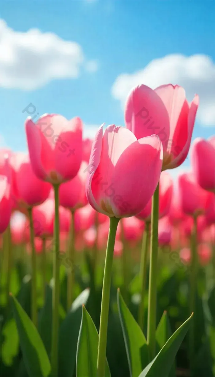 Tải miễn phí Hình Nền Hoa Tulip Màu Hồng Nền | PNG chuyên nghiệp - Pikbest