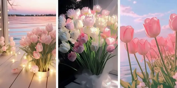Tuyển chọn bộ sưu tập hình nền hoa tulip tím lãng mạn