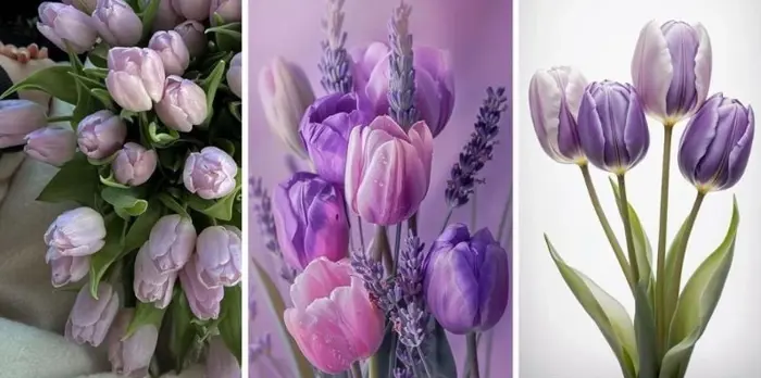 Tuyển chọn bộ sưu tập hình nền hoa tulip tím lãng mạn