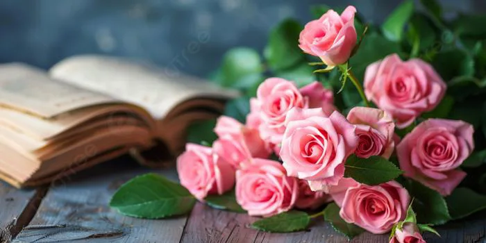 Hình nền Nền Hoa Hồng Màu Hồng Dễ Thương Với Những Cuốn Sách Cổ điển Trên  Bàn Trang Trí Hoa Và Văn Học Thẩm Mỹ Bàn Sắp Xếp Dễ Thương Duyên Dáng