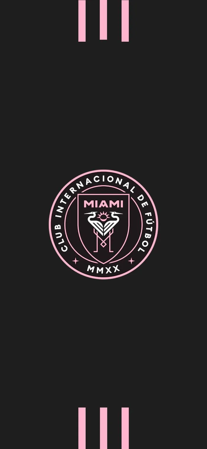 2532×1170] Wallpapers | Inter Miami | Minimalistic + Logo