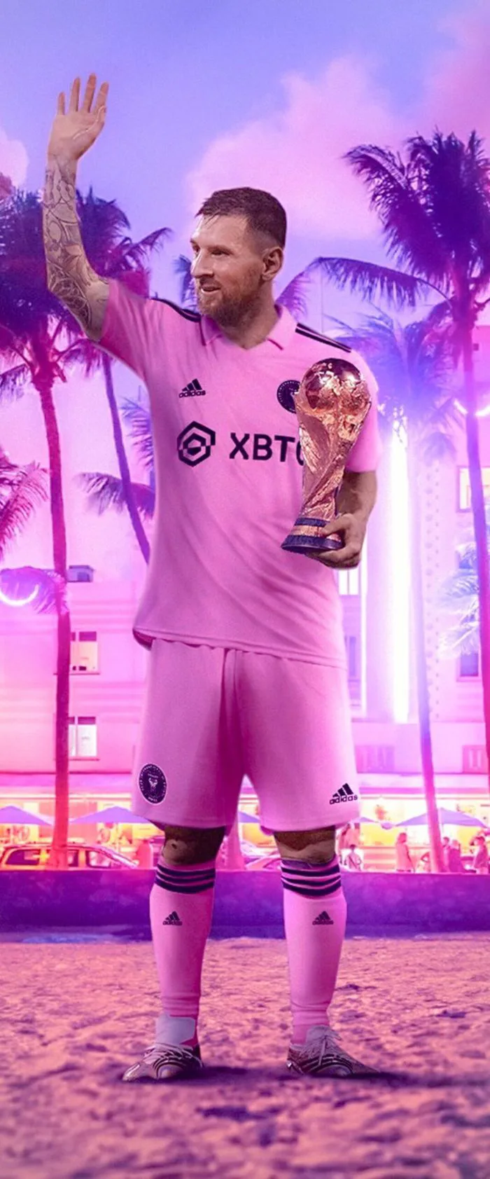 Messi Inter Miami Messi Adidas Logo Wallpaper Top 25 Best Lionel Messi Inter  Miami IPhone Wallpapers