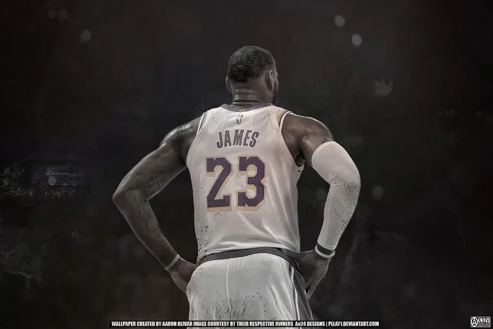Lebron James Wallpaper | Wallpaper made by Aaron Olivar. Ima… | Flickr
