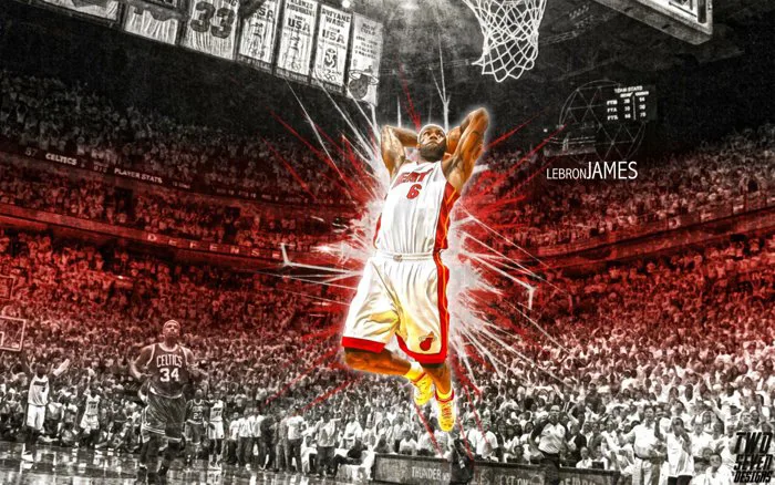 LeBron James Slam Dunk HD Wallpaper | 2560x1600 | Wallpaper Abyss